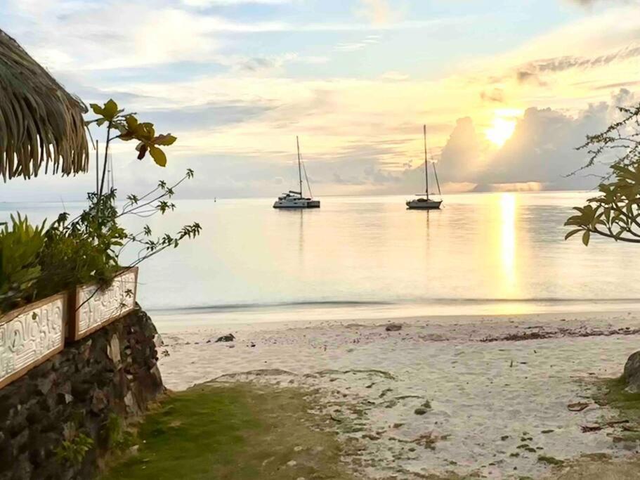 פארה Meri Lodge Huahine מראה חיצוני תמונה